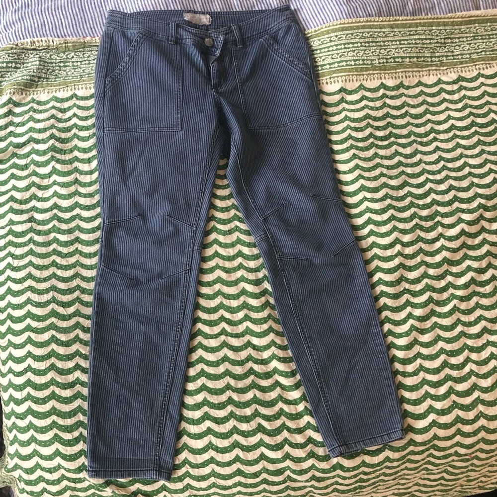 Free People pinstripe jeans